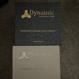 Meteorite Powder Eye and Night Cream Set 2 New in Box Dynamic Innovation Labs
